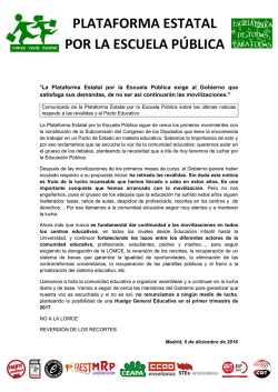 Leer comunicado completo