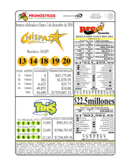 01 progol chispazo lunes resultados 2016-12-05