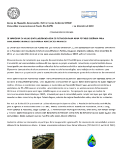 comunicado de prensa feria mulas