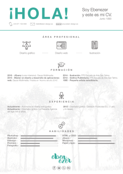 Soy Ebenezer y este es mi CV.