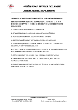 Universidad T&eacute;cnica del Norte / UniPortal Web UTN