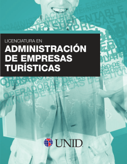 administraci&oacute;n de empresas tur&iacute;sticas