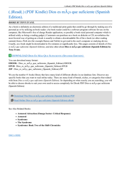 (.)Read(.) (PDF Kindle) Dios es m&Atilde;&iexcl;s que suficiente (Spanish Edition)