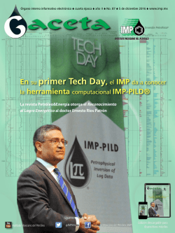 Gaceta Digital - Instituto Mexicano del Petr&oacute;leo