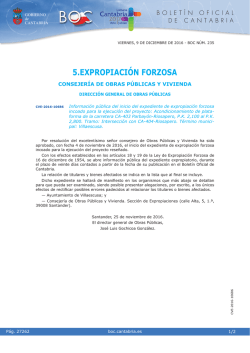 5.expropiaci&oacute;n forzosa - Bolet&iacute;n Oficial de Cantabria