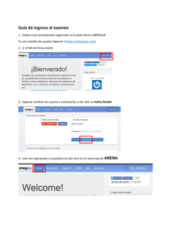 Gu&iacute;a de ingreso al examen