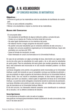 AN Kolmogorov - Universidad An&aacute;huac