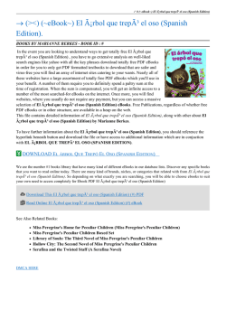 # (~eBook~) El &Atilde;&iexcl;rbol que trep&Atilde;&sup3; el oso (Spanish Edition)