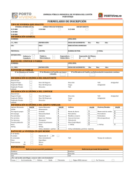 solicitud de vivienda