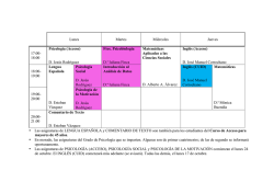 D. Jes&uacute;s Rodr&iacute;guez Ftos. Psicobiolog&iacute;a D.&ordf; Iuliana Finca Ma