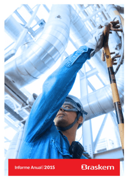 2015 | Braskem | Informe Anual