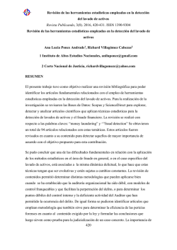 Revisi&oacute;n de las herramientas estad&iacute;sticas