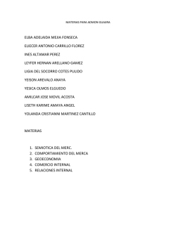 MATERIAS PARA GUAJIRA 2016-2