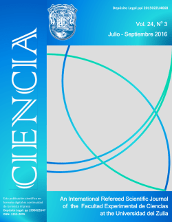 Especiaci&oacute;n de metales en sedimentos del r&iacute;o Cuchivero,