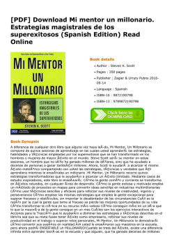 Mi mentor un millonario