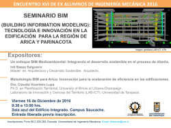 SEMINARIO BIM - Universidad de Tarapac&aacute;