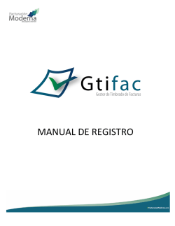 MANUAL DE REGISTRO