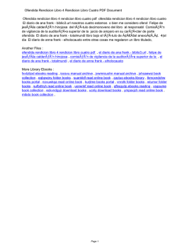 Ofendida Rendicion Libro 4 Rendicion Libro Cuatro PDF