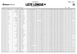 Liste Longue Dimanche