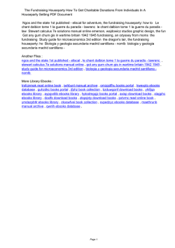 The Fundraising Houseparty How To Get Charitable