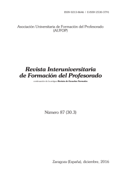 BLANCHARD, M. Y MUZ&Aacute;S, M. D. - Revista Interuniversitaria de