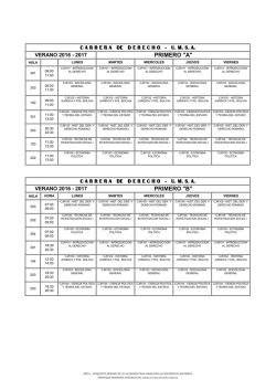 M&aacute;s informaci&oacute;n - Carrera de Derecho