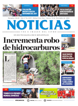 NOTICIAS Voz e Imagen de Oaxaca