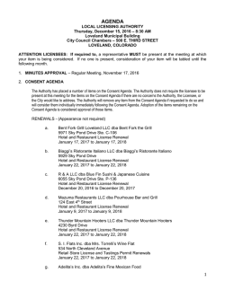 local licensing authority