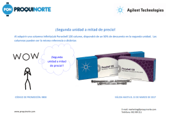 poroshell 120: la segunda a mitad de precio