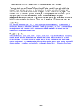 Economix Como Funciona Y No Funciona La Economia General