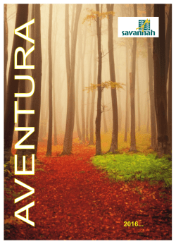 CATALOGO - SAVANNAH AVENTURA