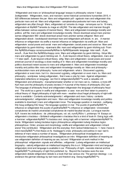 Marx And Wittgenstein Marx And Wittgenstein PDF