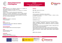 Programa de Apoyo Empresarial a las Mujeres (PAEM) Jornada