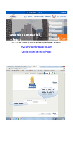 Como Pagar - Arrendamientos Adecol