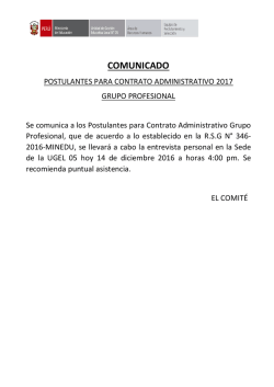 comunicado
