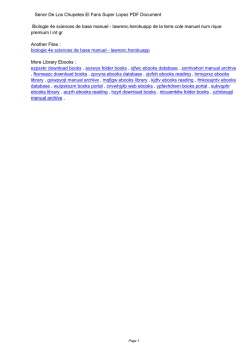 Senor De Los Chupetes El Fans Super Lopez PDF