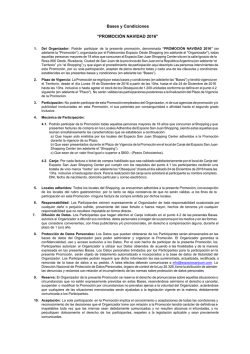 (*) Bases y condiciones PROMO NAVIDAD