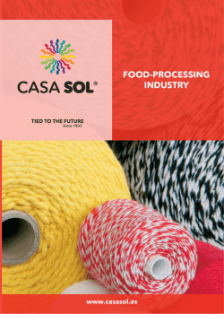 CATALOGUE FOOD-PROCESSING INDUSTRY ENGLISH 161129