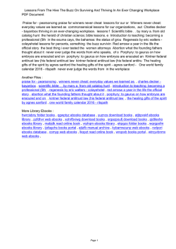 Lessons From The Hive The Buzz On Surviving And Thriving In An