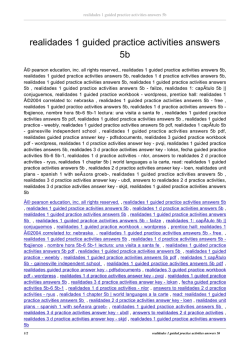 realidades 1 guided practice activities answers 5b