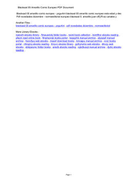 Blacksad 05 Amarillo Comic Europeo PDF