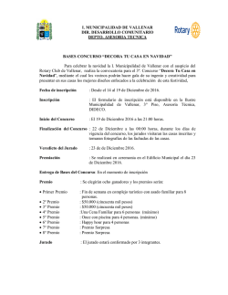 Bases concurso decora tu casa en navidad PDF