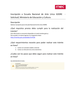 Gu&iacute;a de uso - Ministerio de Educaci&oacute;n y Cultura