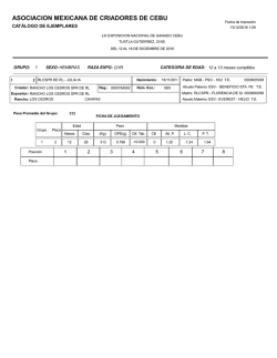 RAZA GYR - Asociaci&oacute;n Mexicana de Criadores de Ceb&uacute;