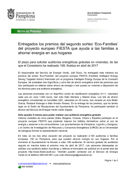 Entregados los premios del segundo sorteo `Eco