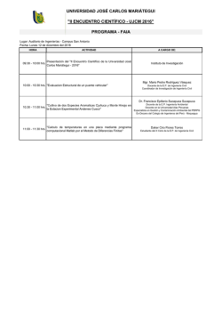 Programa II Encuentro Cient&iacute;fico_FAIA