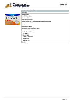 DIBENEL MAX 30 CAPS CMD Disponible DIBENEL MAX Beneficios