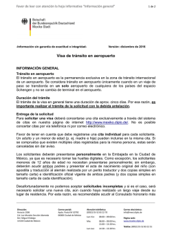 Hoja informativa - Embajada Alemana Ciudad de M&eacute;xico