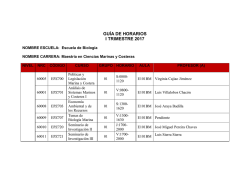 GU&Iacute;A DE HORARIOS I TRIMESTRE 2017
