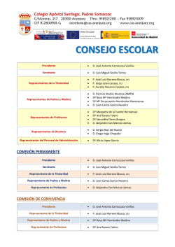 CAS_Consejo Escolar - Colegio Ap&oacute;stol Santiago